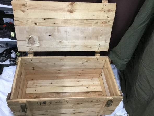 Soviet Era Wooden Storage Crate