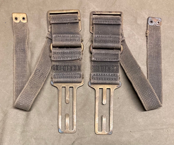 Rare British WWI Brace Adapters for P08 Web Belt