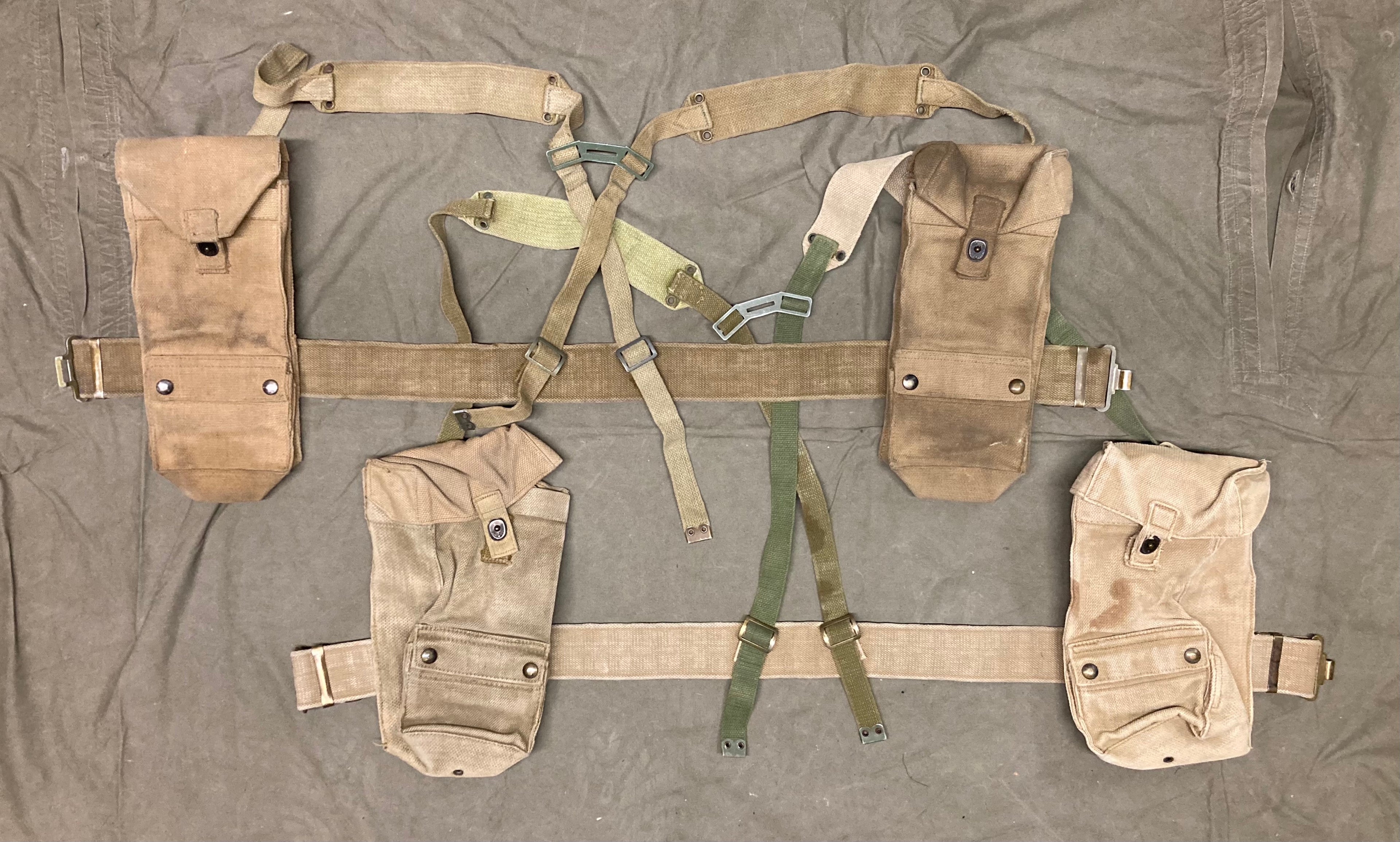 Vintage Danish M45-50 Web Set