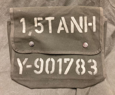 Vintage German Military Vehicle Document Pouch