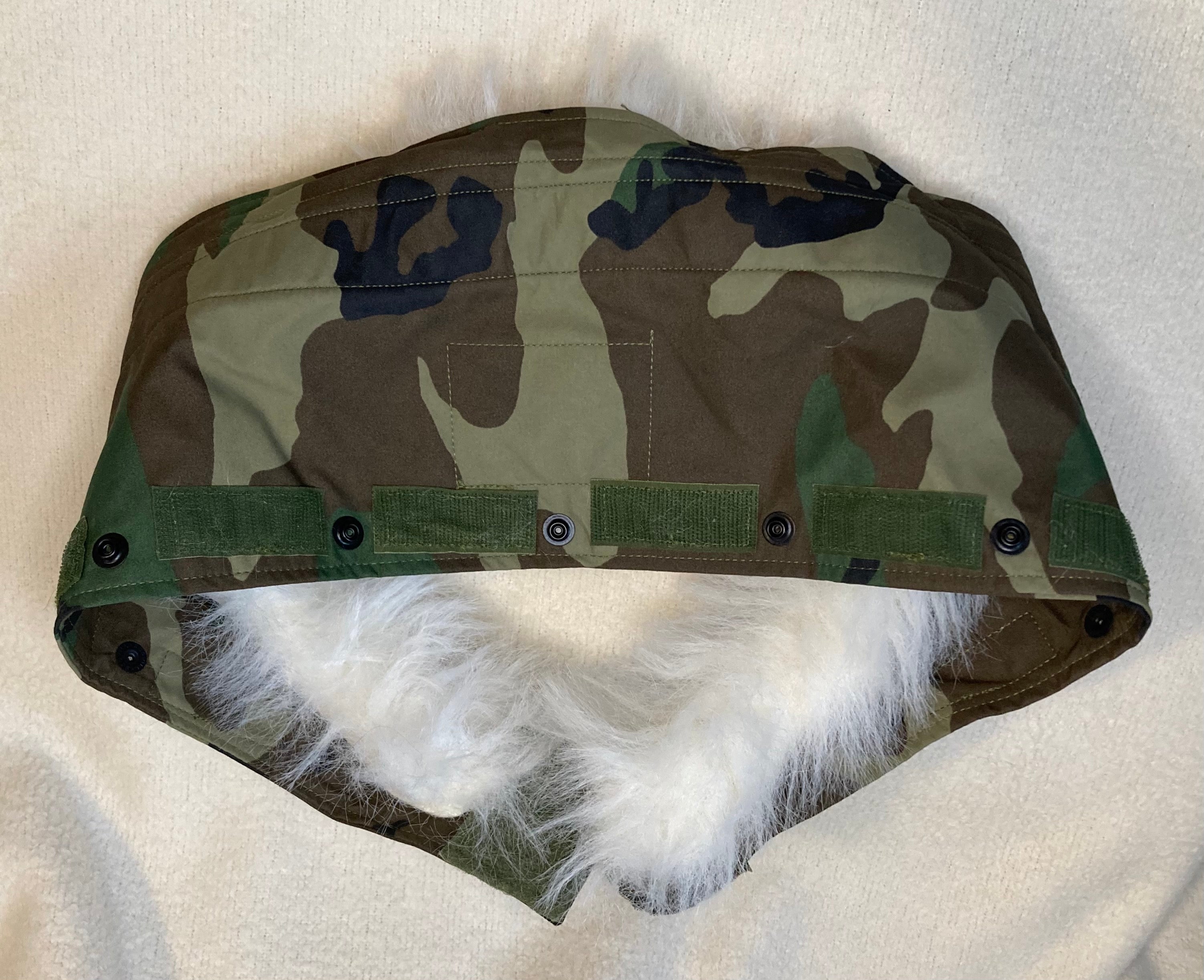 Fur Ruff Trim For USGI Extended Cold Weather Parka *REAL DEAL*