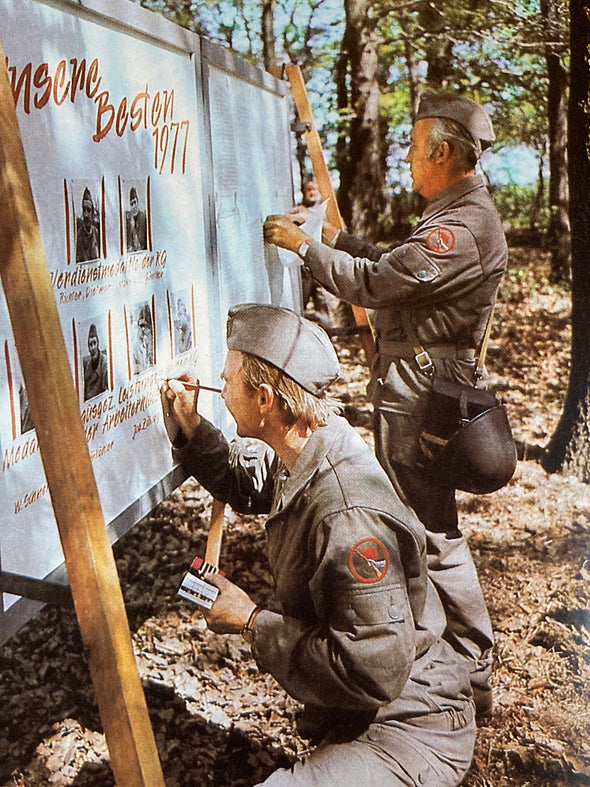 Vintage East German Kampfgruppen Garrison Cap