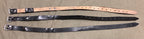 Vintage East German Black 1960's 3 Pack of Straps