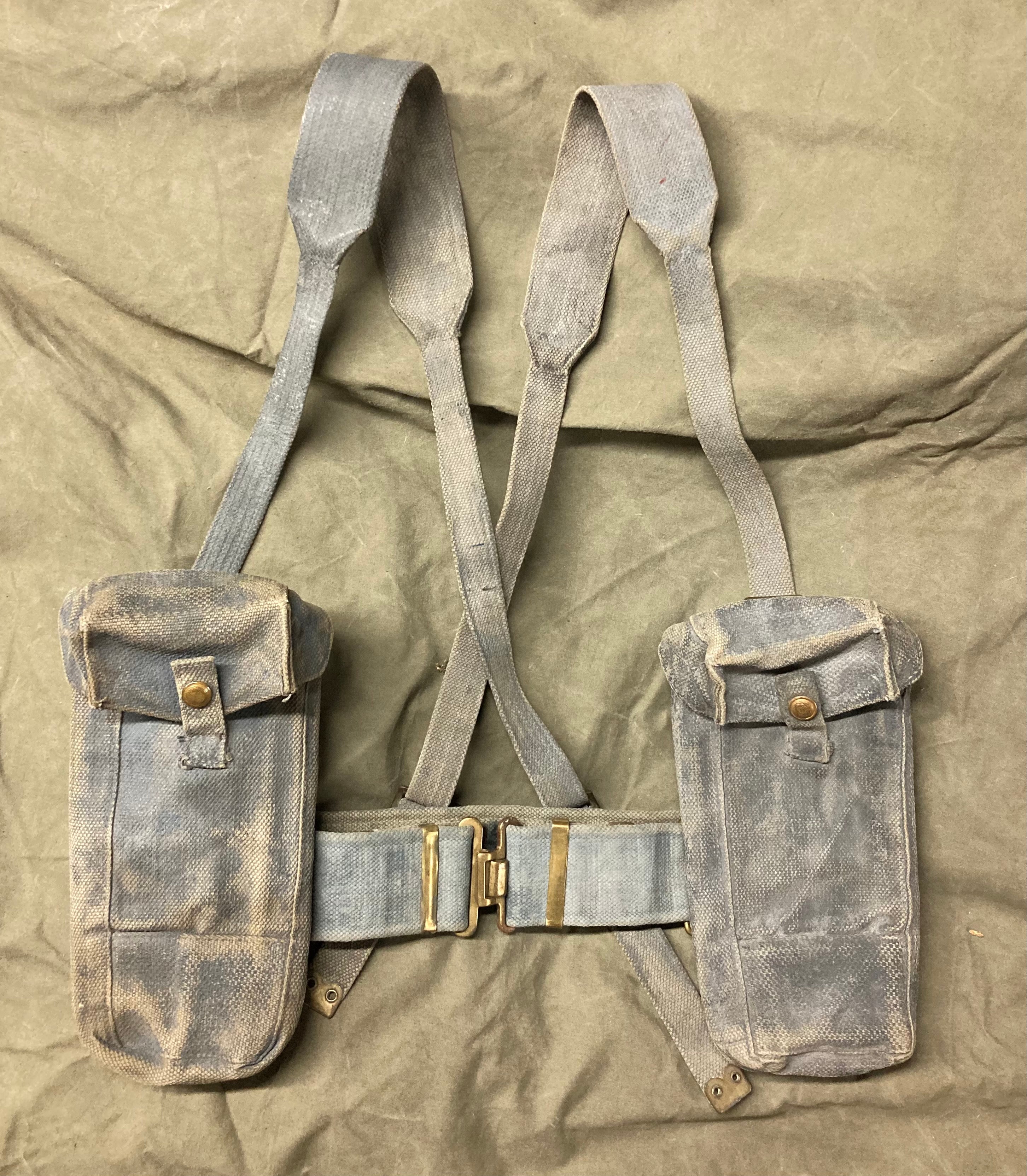 P37 5-Pc Web Set Blue-Gray British WWII & Postwar