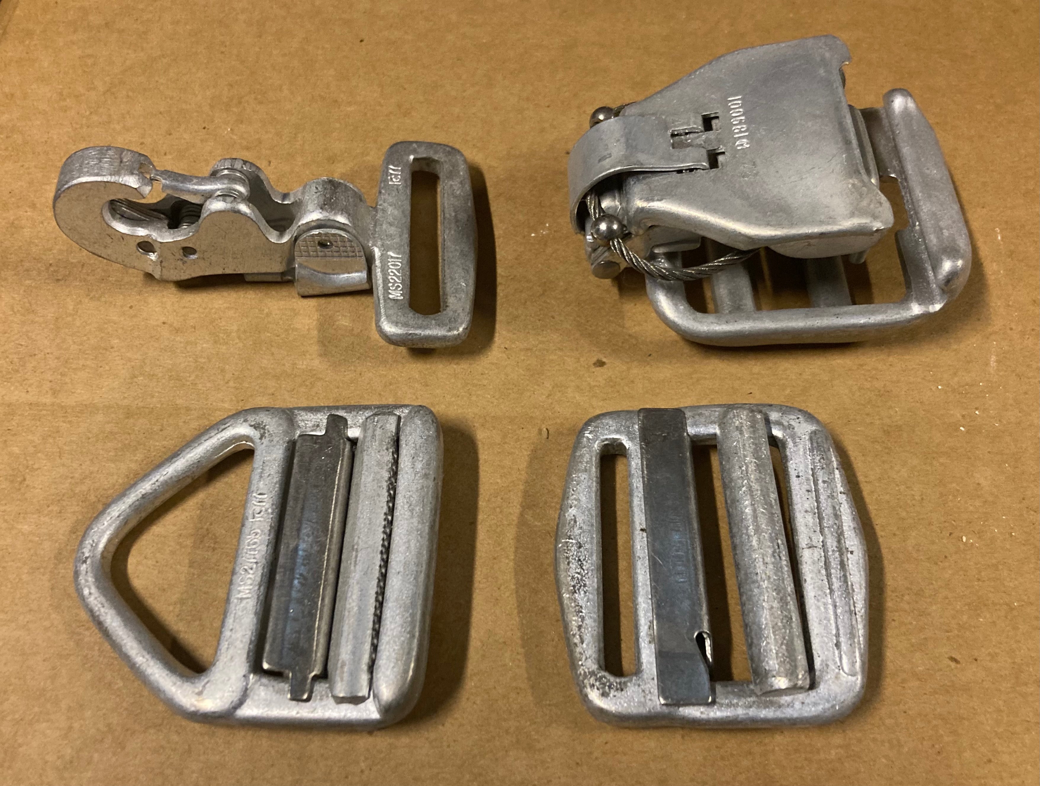 US Military Parachute Harness Hardware