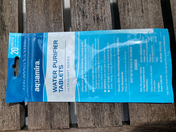 Aquamira - water purifier tablets