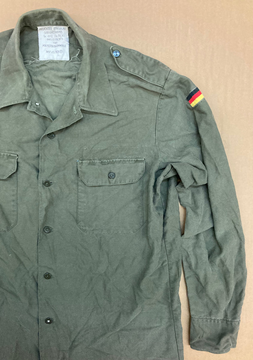 Vintage West German Army Bundeswehr Field Shirt – camoLOTS.com