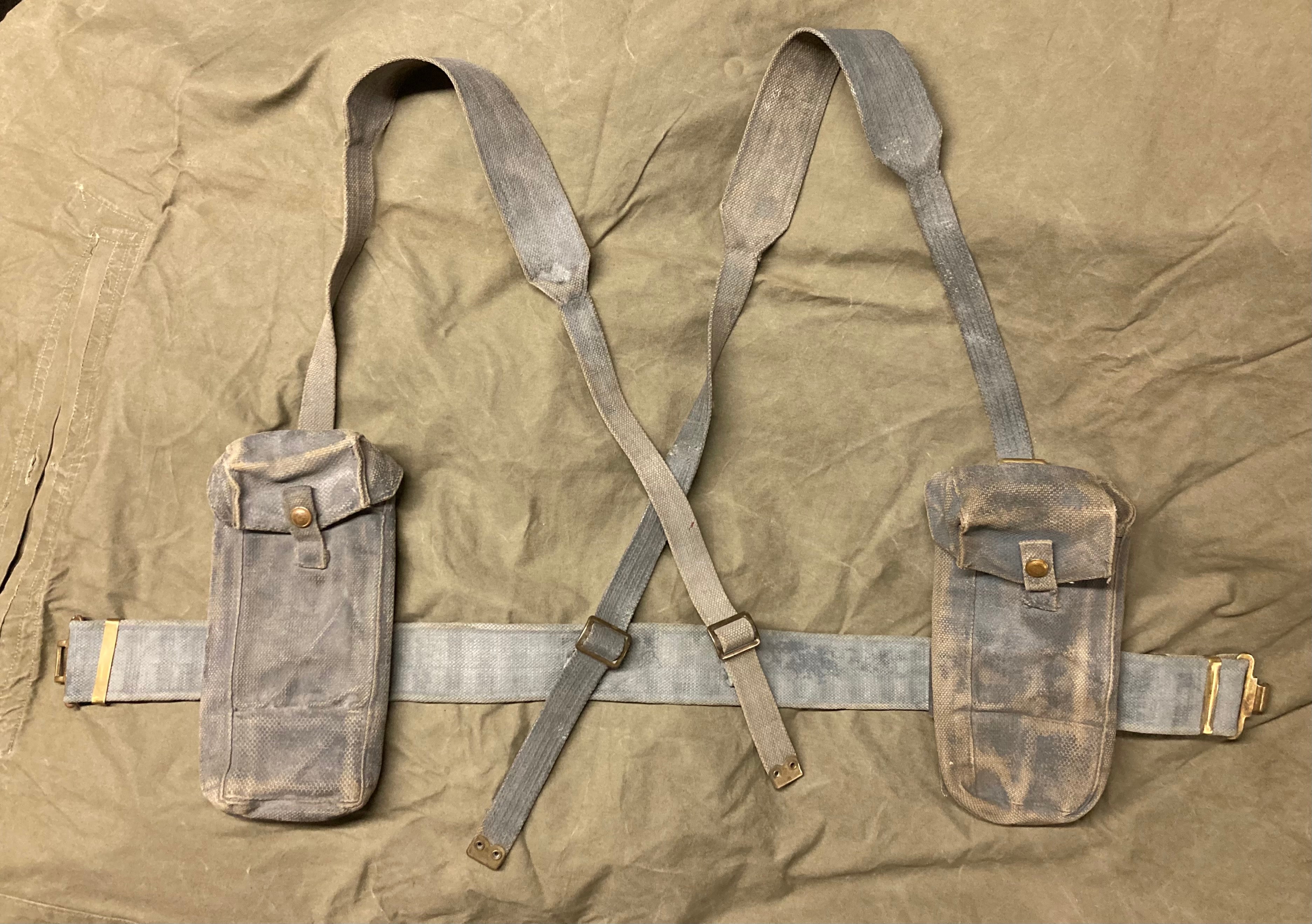 P37 5-Pc Web Set Blue-Gray British WWII & Postwar