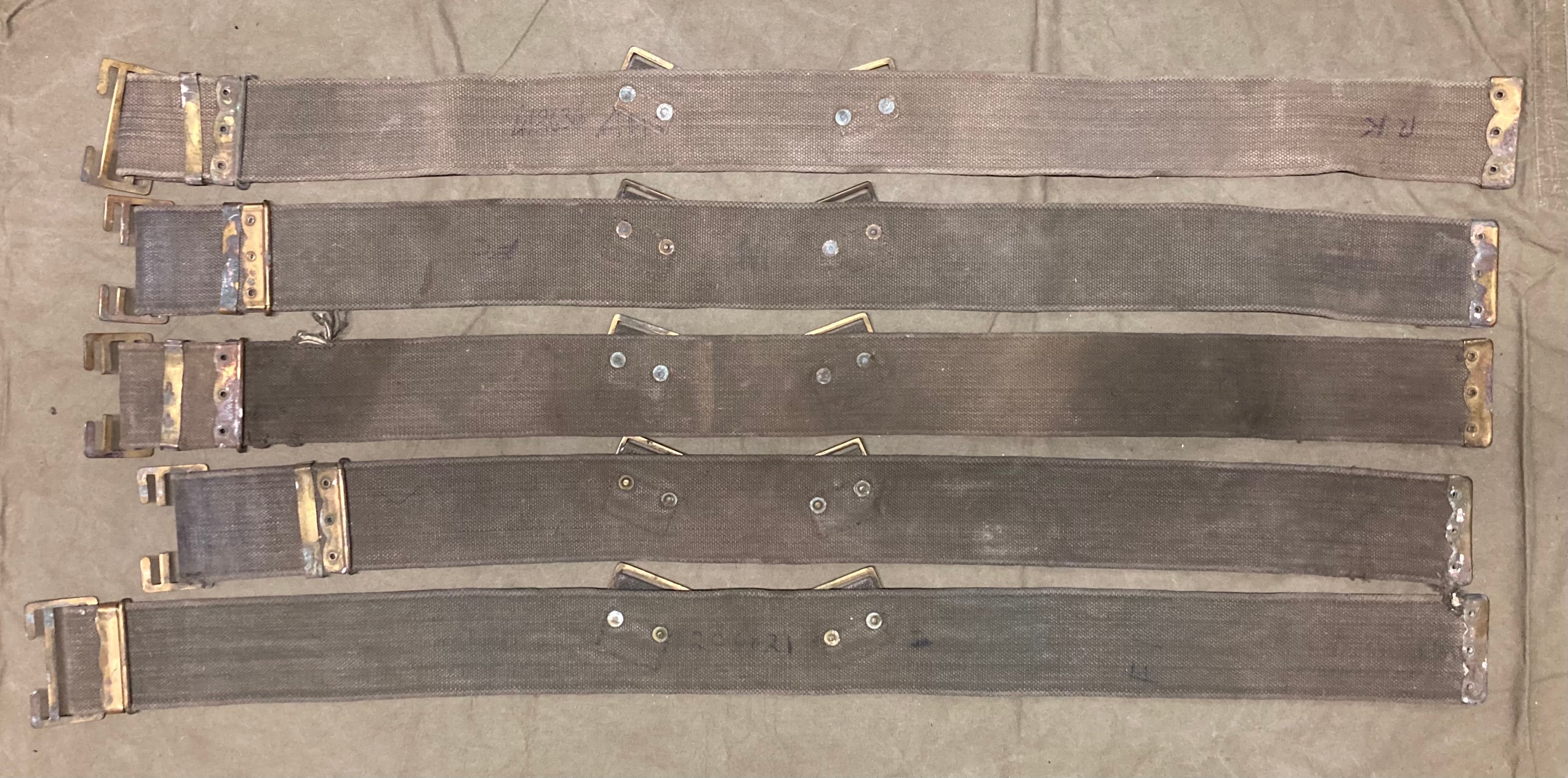 P08 Belt Black Irish National Army 1920's-1950's