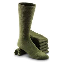 Dakota Outwear Co. Anti-Microbial Boot Socks Army Green, 3 Pack Large