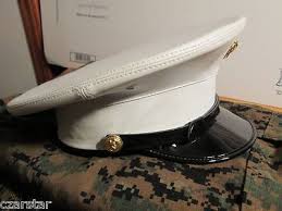 USMC White Officers Cap Cover
