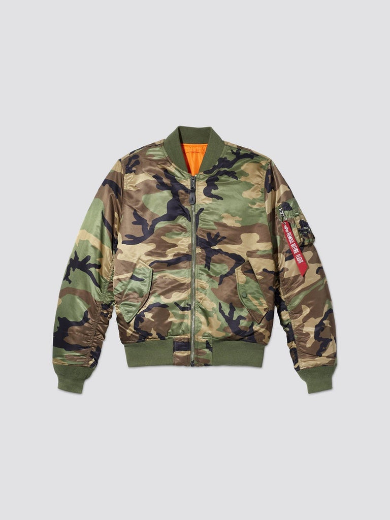 Alpha MA-1 Slim Fit Bomber Jacket – camoLOTS.com