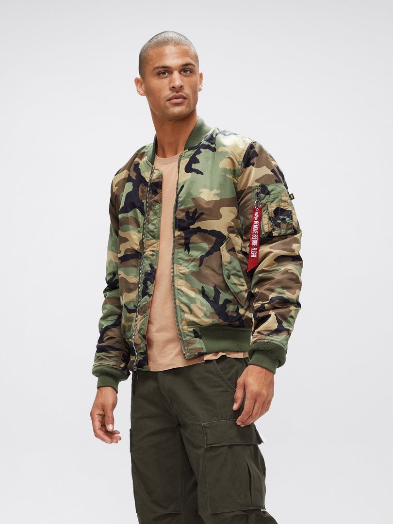 Alpha MA-1 Slim Fit Bomber Jacket – camoLOTS.com