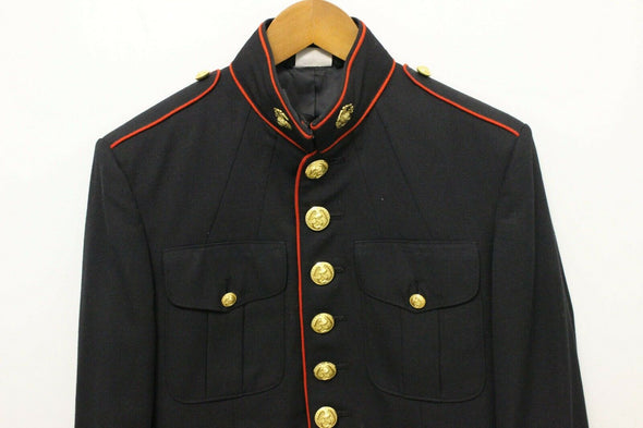 Authentic 39R USMC Dress Blue Jacket
