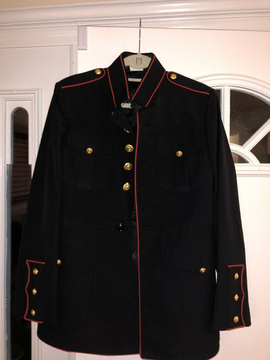 Authentic 40R USMC Dress Blue Jacket