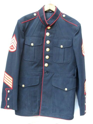 Authentic 43R Rare USMC Dress Blue Jacket –