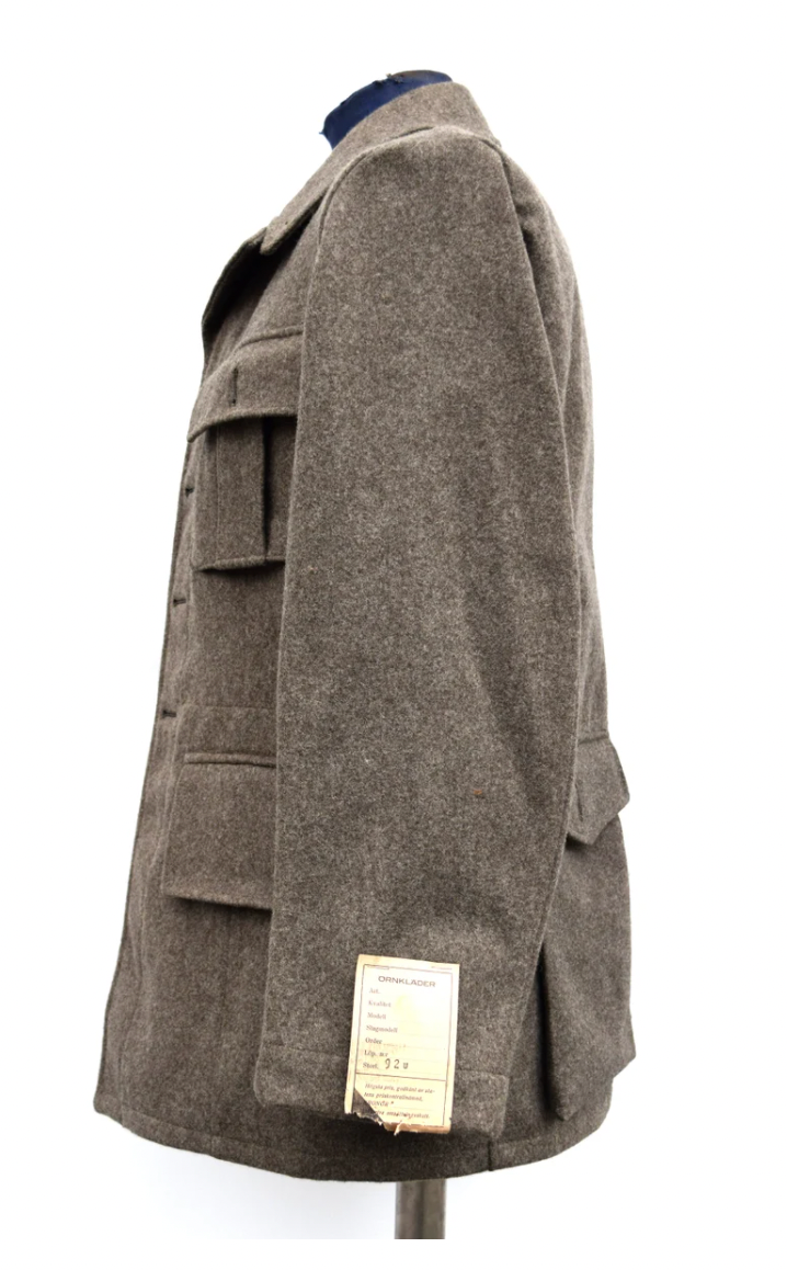 Vintage 6 Pocket Swedish M39 Wool Combat Jacket *Low Stock*